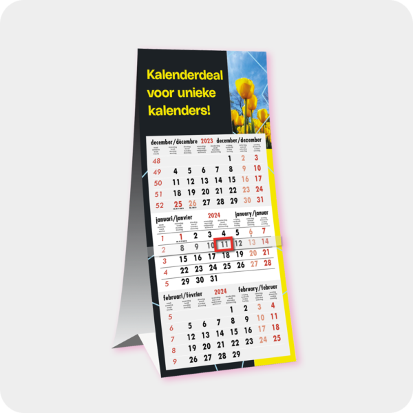 KD101 / Deal 3 Extra bureau / 3-maandskalender